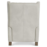 Weller Beige/Tan Leather Power Motion Chair - Ornate Home