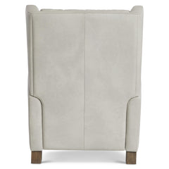 Weller Beige/Tan Leather Power Motion Chair - Ornate Home