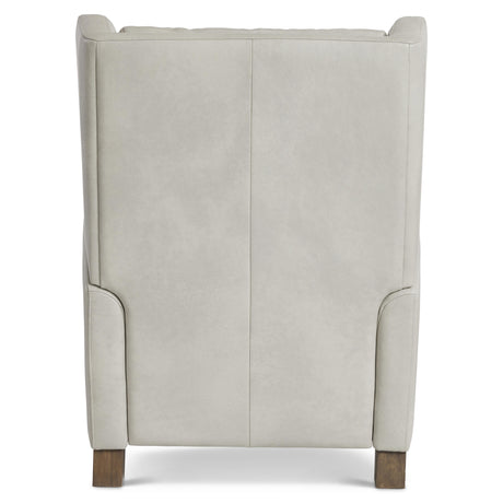 Weller Beige/Tan Leather Power Motion Chair - Ornate Home