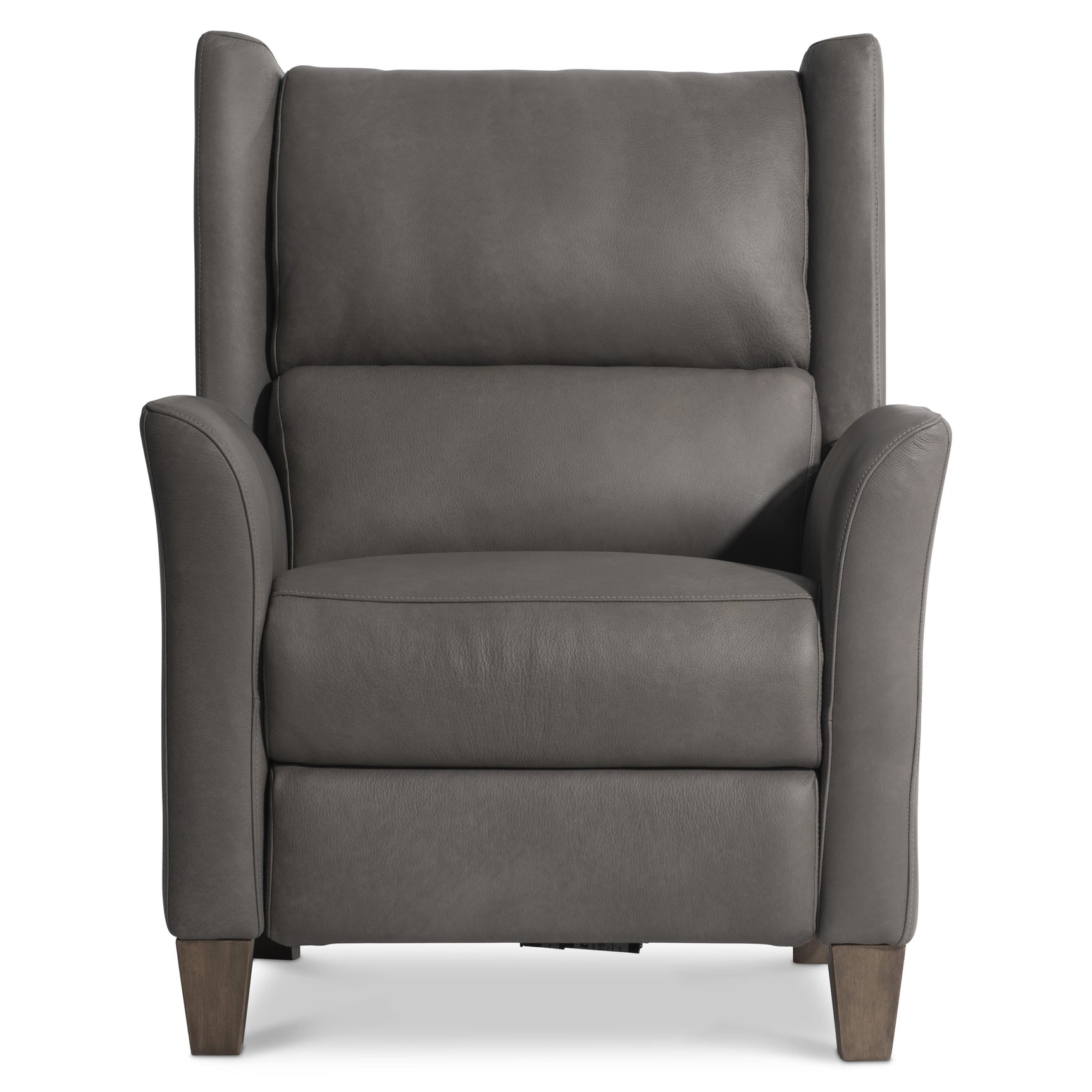 Weller Grey Leather Power Motion Chair - Ornate Home