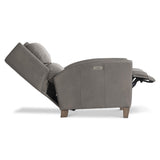 Weller Grey Leather Power Motion Chair - Ornate Home