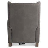 Weller Grey Leather Power Motion Chair - Ornate Home