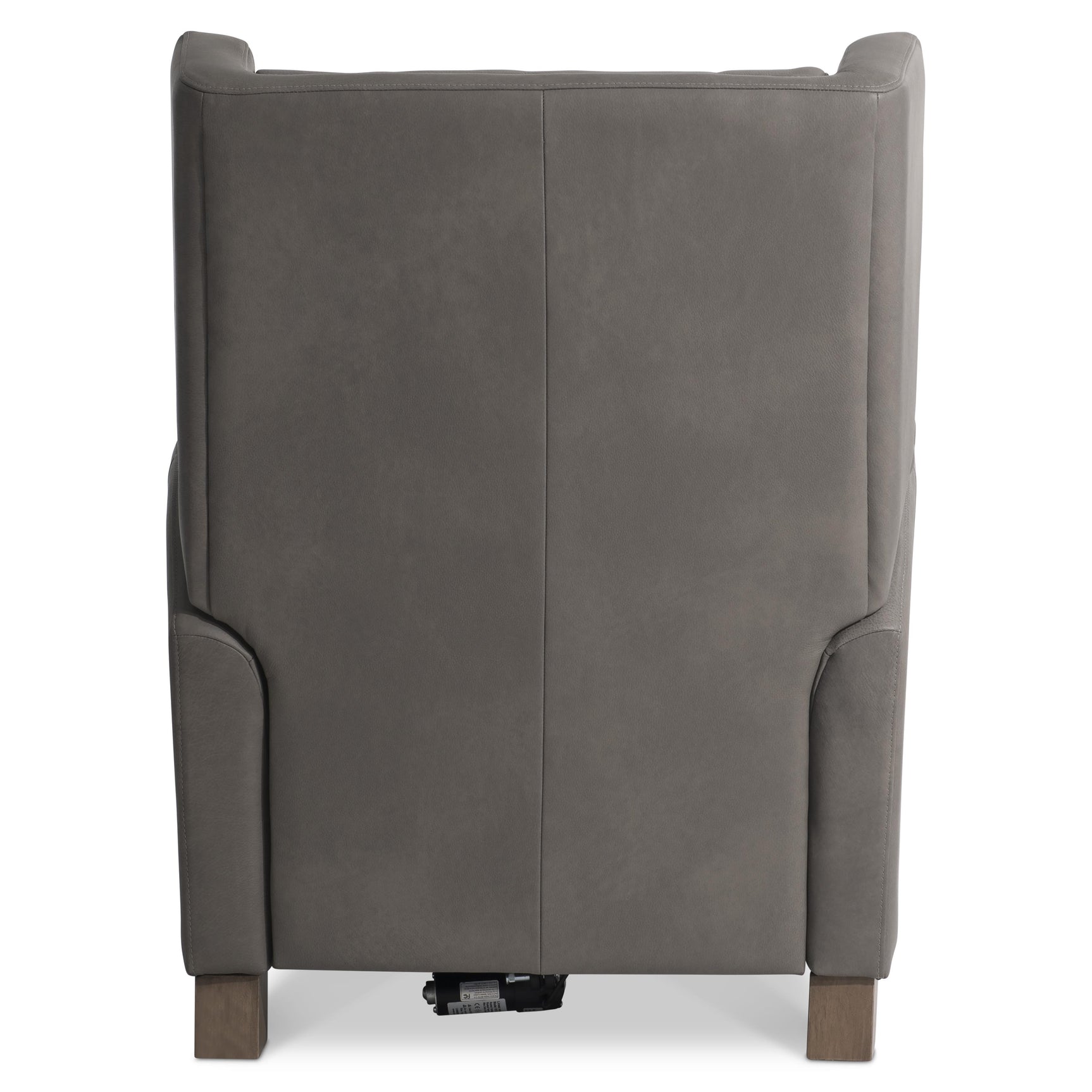 Weller Grey Leather Power Motion Chair - Ornate Home