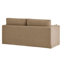 Wellfleet Almond Slipcovered Linen-Blend Loveseat - Ornate Home