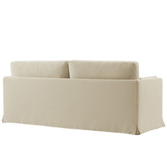 Wellfleet Linen 85" Slipcovered Fabric Sofa - Ornate Home