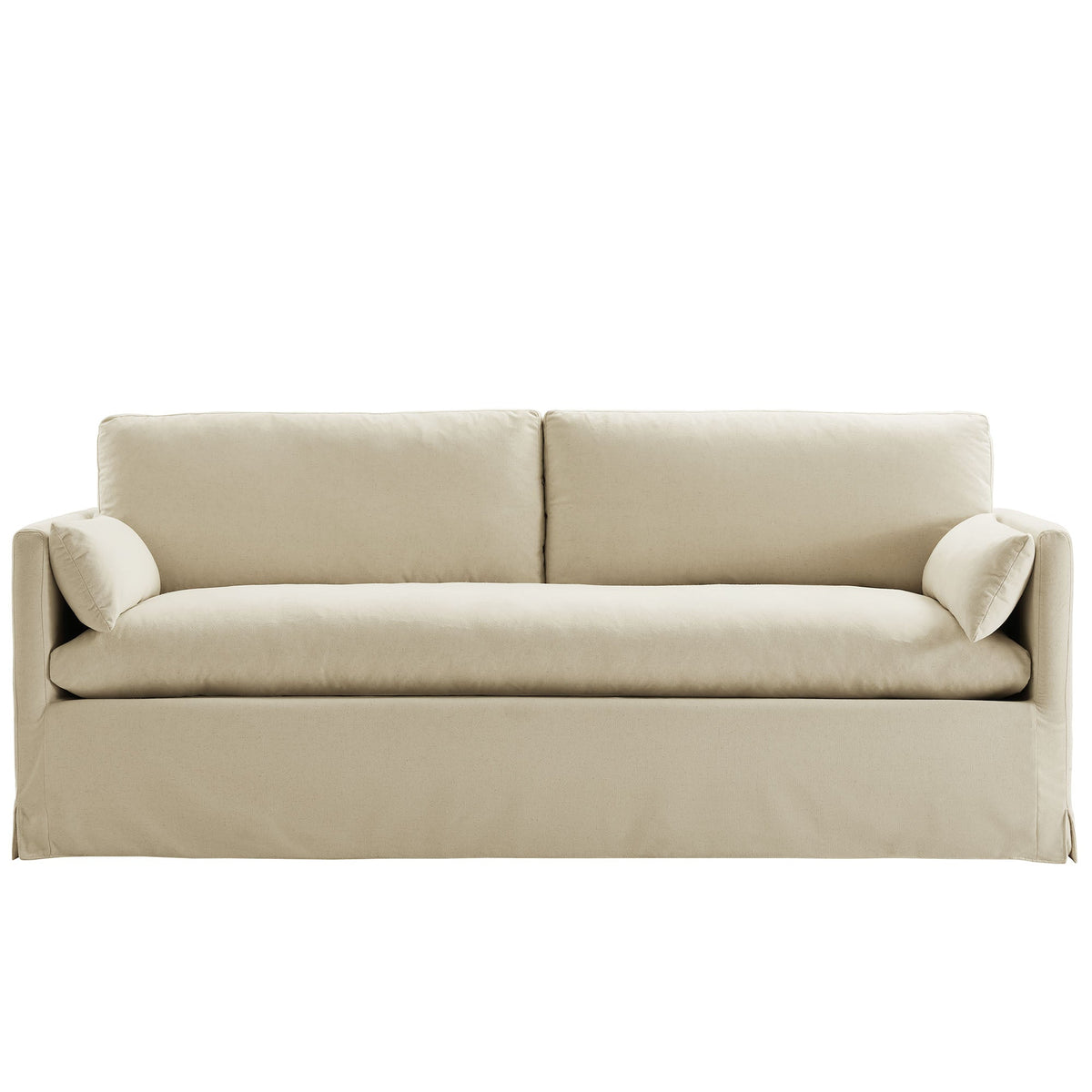 Wellfleet Linen 85" Slipcovered Fabric Sofa - Ornate Home