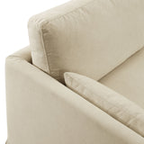 Wellfleet Linen 85" Slipcovered Fabric Sofa - Ornate Home