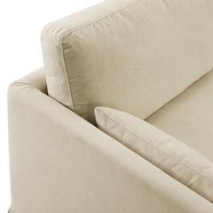 Wellfleet Linen 85" Slipcovered Fabric Sofa - Ornate Home