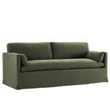 Wellfleet Sage 85" Slipcovered Fabric Sofa - Ornate Home
