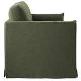 Wellfleet Sage 85" Slipcovered Fabric Sofa - Ornate Home