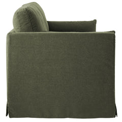 Wellfleet Sage 85" Slipcovered Fabric Sofa - Ornate Home