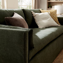 Wellfleet Sage 85" Slipcovered Fabric Sofa - Ornate Home