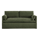 Wellfleet Sage Slipcovered Linen-Blend Loveseat - Ornate Home