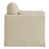 Wellfleet Slipcovered Linen-Blend Armchair - Ornate Home