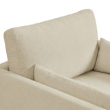 Wellfleet Slipcovered Linen-Blend Armchair - Ornate Home