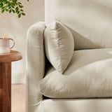 Wellfleet Slipcovered Linen-Blend Armchair - Ornate Home