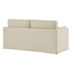 Wellfleet Slipcovered Linen-Blend Loveseat - Ornate Home