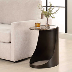 Welling Bronze Modern Metal Side Table - Ornate Home