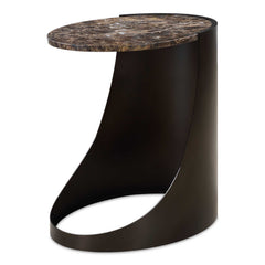 Welling Bronze Modern Metal Side Table - Ornate Home