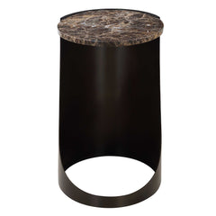 Welling Bronze Modern Metal Side Table - Ornate Home