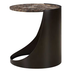 Welling Bronze Modern Metal Side Table - Ornate Home