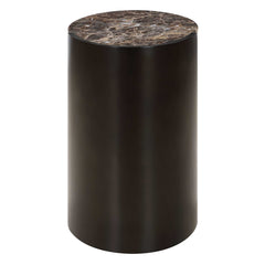 Welling Bronze Modern Metal Side Table - Ornate Home