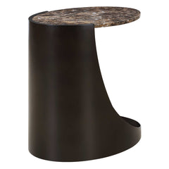 Welling Bronze Modern Metal Side Table - Ornate Home
