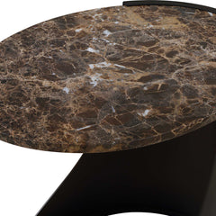 Welling Bronze Modern Metal Side Table - Ornate Home