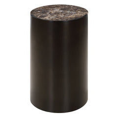 Welling Bronze Modern Metal Side Table - Ornate Home