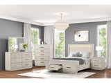 Wellingborough Light Gray Queen 4 Piece Bedroom Set - Ornate Home