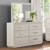 Wellingborough Light Gray Queen 5 Piece Bedroom Set w/2 Nightstands - Ornate Home