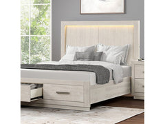Wellingborough Light Gray Queen Bed - Ornate Home
