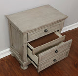 Wells Gray 5 Pc. Queen Bedroom Set w/ Night Stand - Ornate Home