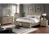 Wells Gray 5 Pc. Queen Bedroom Set w/ Night Stand - Ornate Home