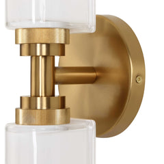 Wellsville Brass 2 Light Sconce - Ornate Home