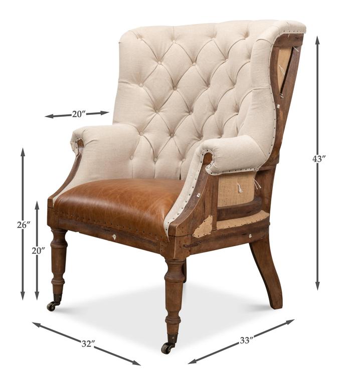 Welsh Brown Chair - Ornate Home