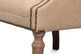 Welsh Cappuccion Leather Chair - Ornate Home