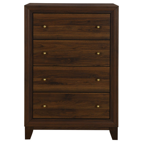 Welsley Walnut Chest - Ornate Home
