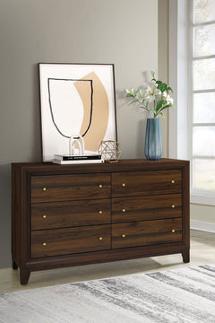 Welsley Walnut Dresser - Ornate Home