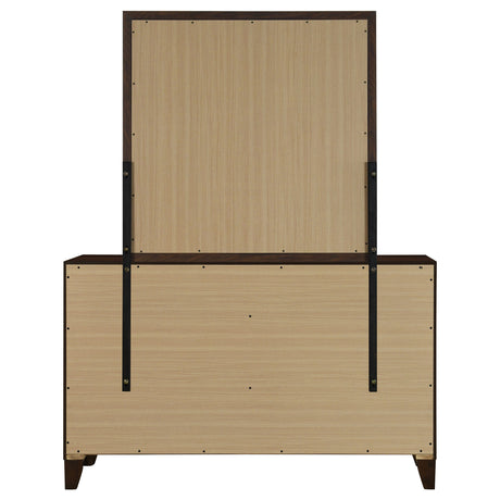 Welsley Walnut Dresser and Mirror - Ornate Home