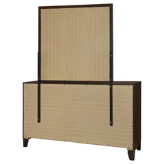 Welsley Walnut Dresser and Mirror - Ornate Home