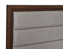Welsley Walnut Eastern King Panel Bed - Ornate Home