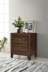 Welsley Walnut Nightstand - Ornate Home