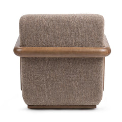 Welson Warm Mocha Swivel Accent Chair