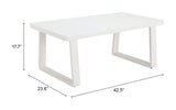 Welt White Coffee Table