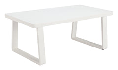 Welt White Outdoor Coffee Table - Ornate Home