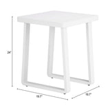 Welt White Side Table