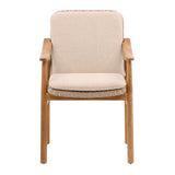 Wembley Beige/Natural Outdoor Dining Chair (Set of 2) - Ornate Home