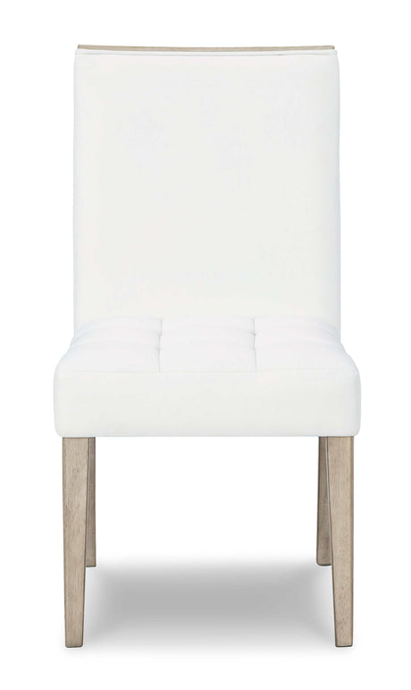 Wendora Bisque & White Dining Room Chair (Set of 2) - Ornate Home