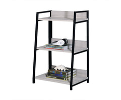 Wendral Natural & Black Bookshelf (3Tier) - Ornate Home